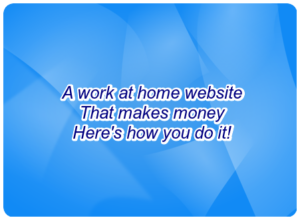 Work at home business image