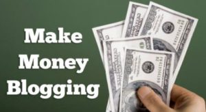 make money blogging image