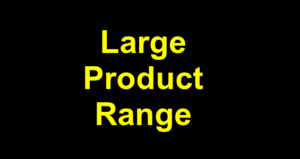 Large product range 
